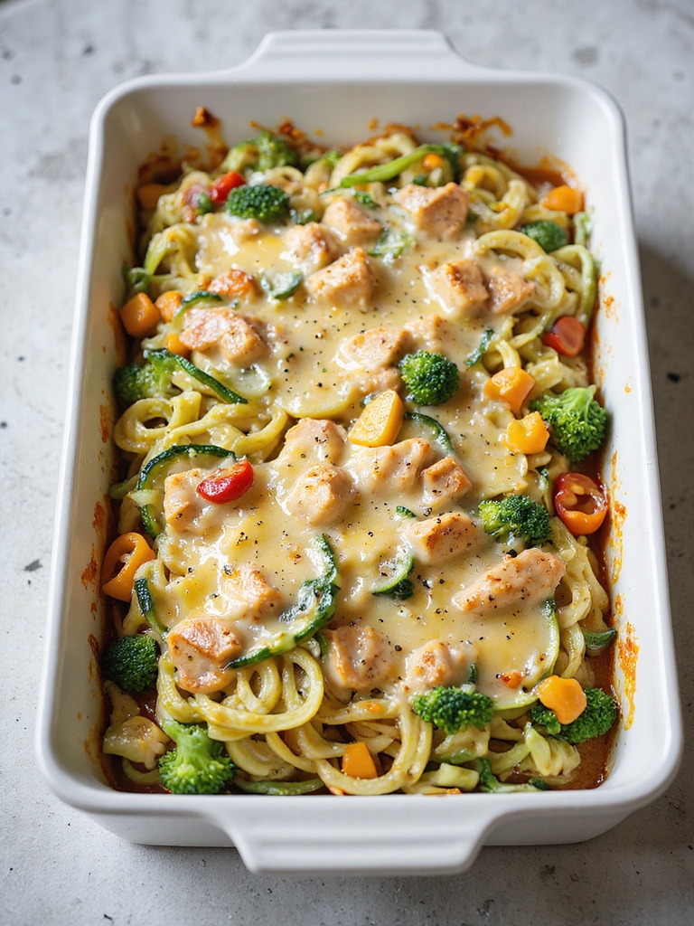 cozy chicken noodle casserole