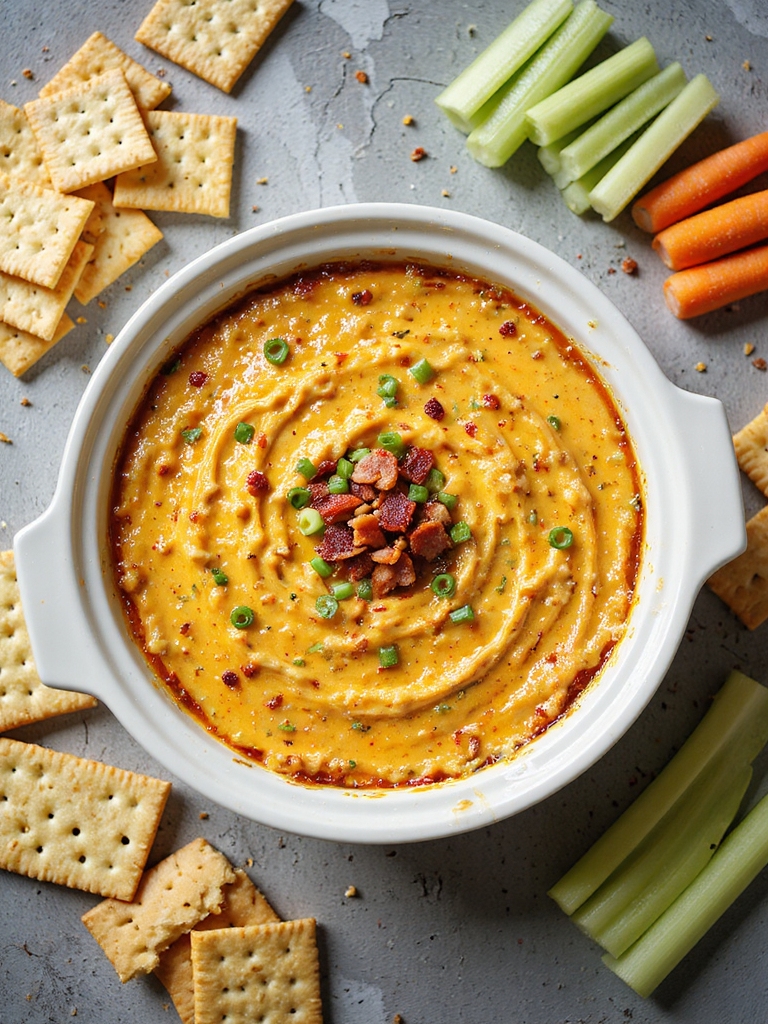 creamy bacon cheddar dip