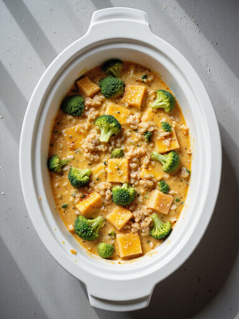 creamy broccoli cheese casserole