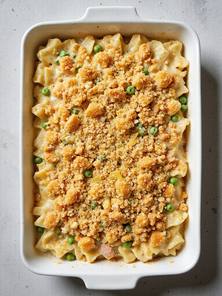 creamy casserole with tuna