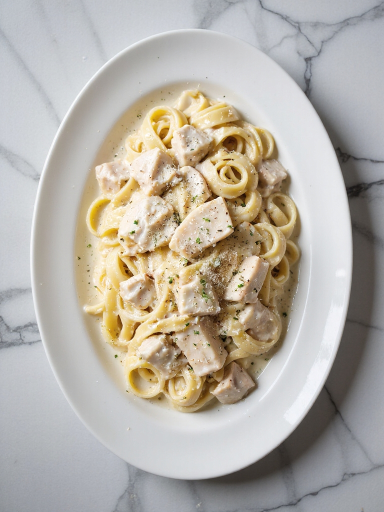 creamy chicken alfredo pasta
