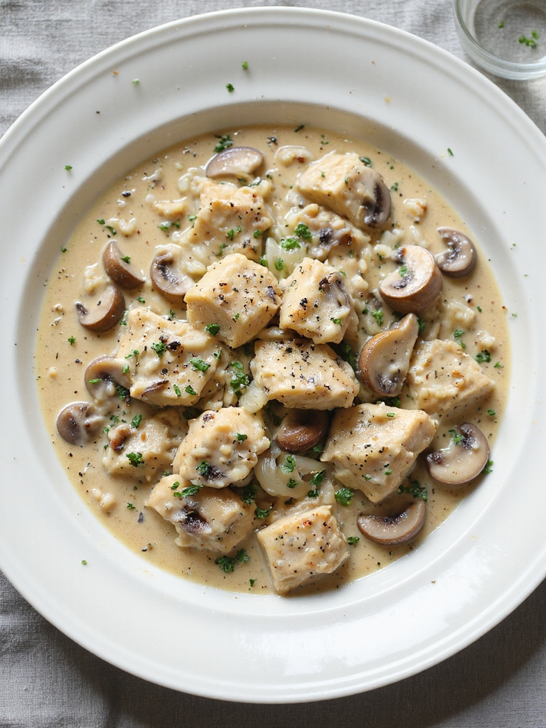 creamy chicken and wild rice