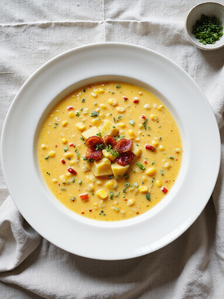 creamy corn chowder recipe