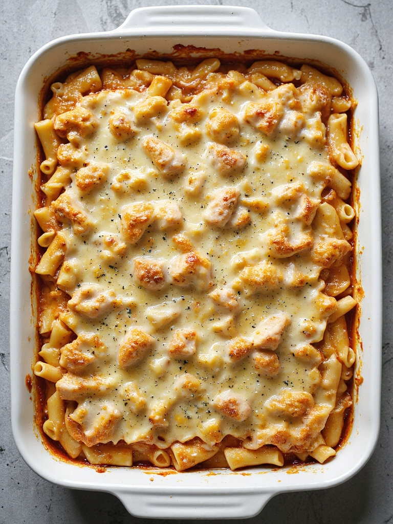 creamy garlic parmesan bake