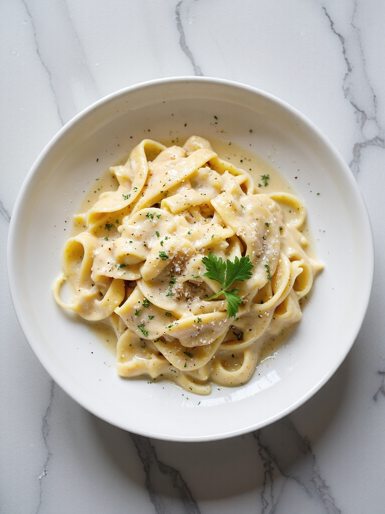 creamy garlic parmesan pasta