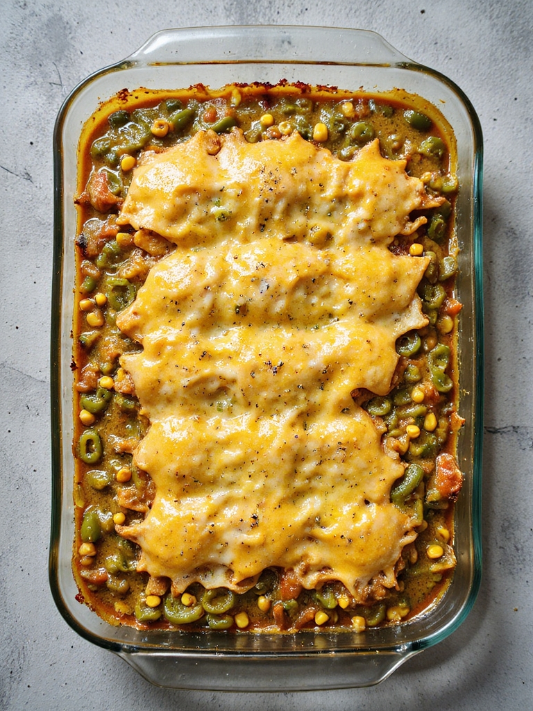 creamy green chile casserole