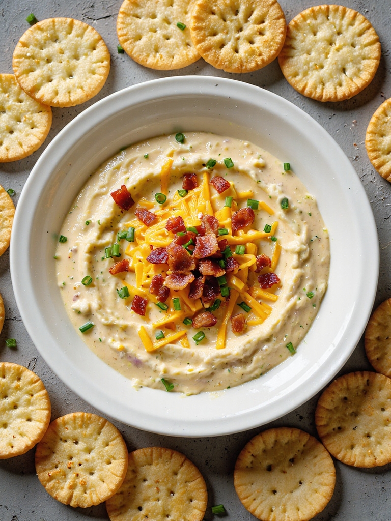 creamy loaded baked potato dip