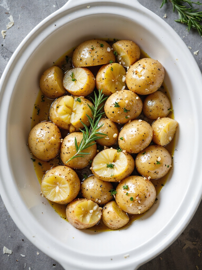 creamy parmesan rosemary potatoes