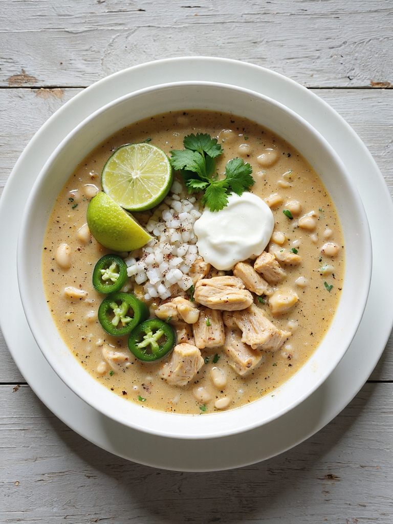 creamy white chicken chili