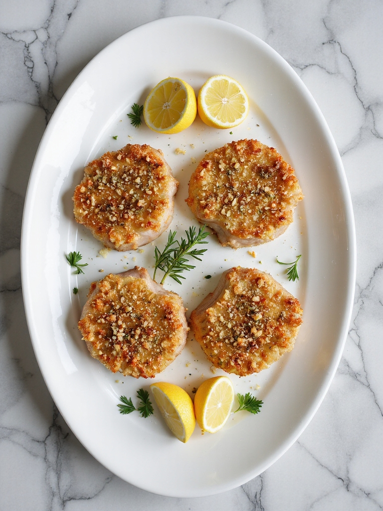 crispy parmesan pork chops