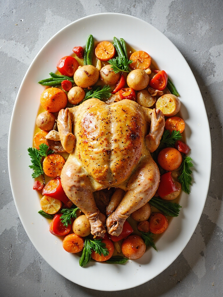 crockpot chicken and vegetables
