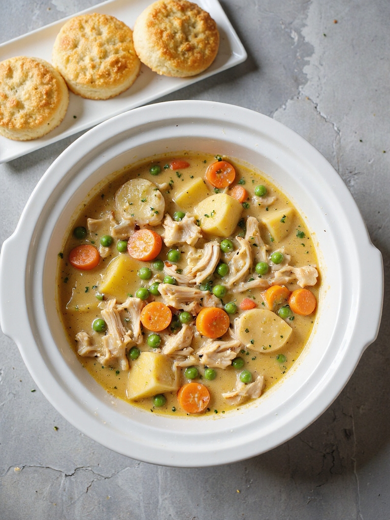 crockpot chicken pot pie