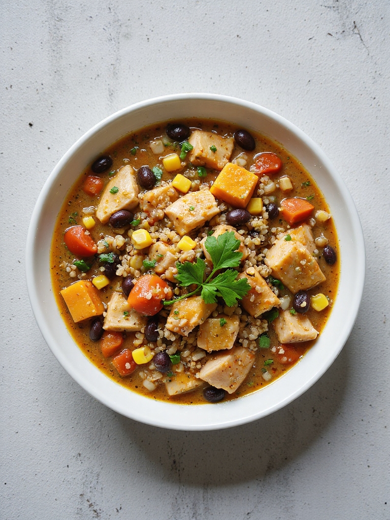 crockpot chicken quinoa stew