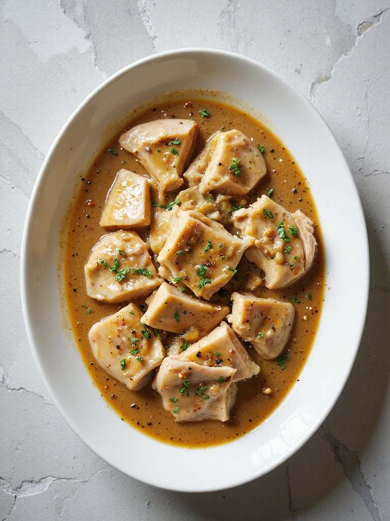 crockpot chicken with gravy