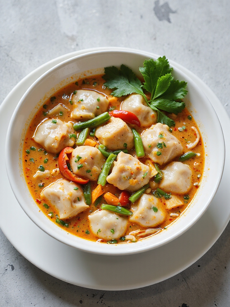 crockpot coconut chicken dumplings