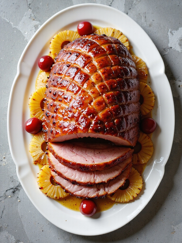 crockpot glazed ham recipe