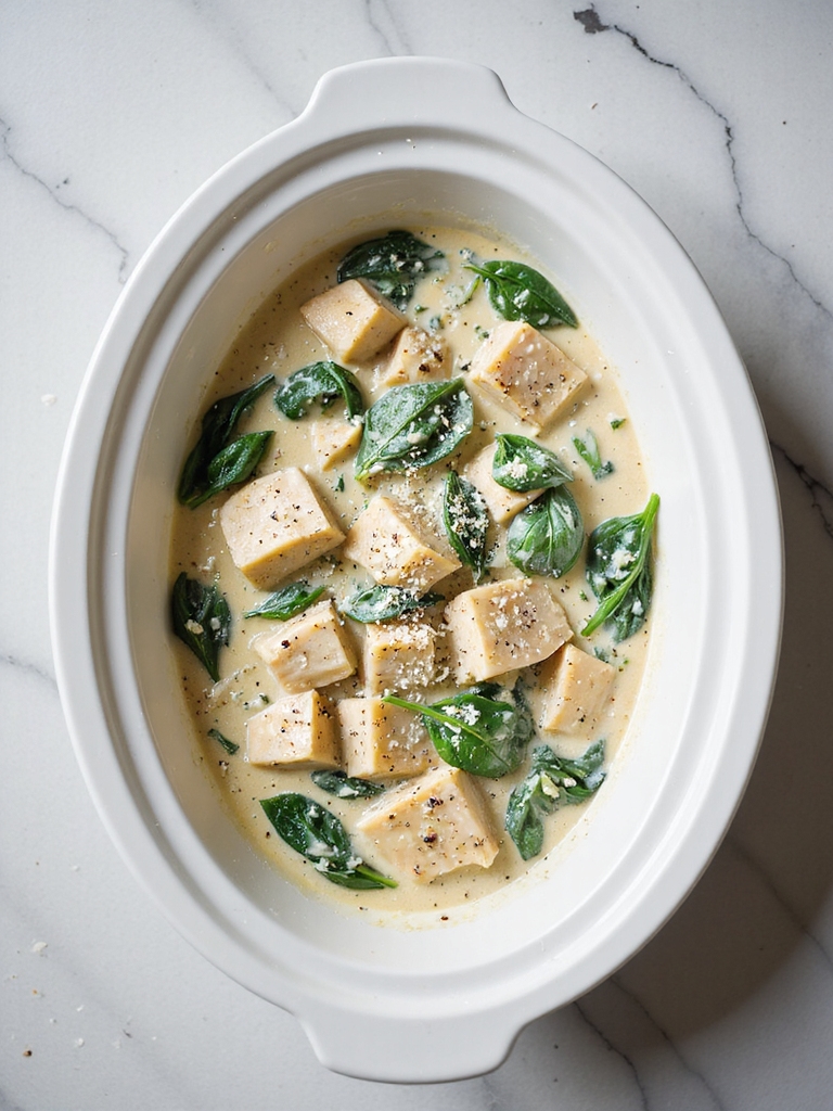 crockpot keto chicken alfredo