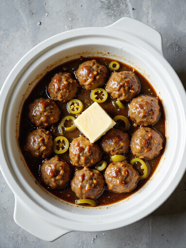 crockpot mississippi meatballs recipe