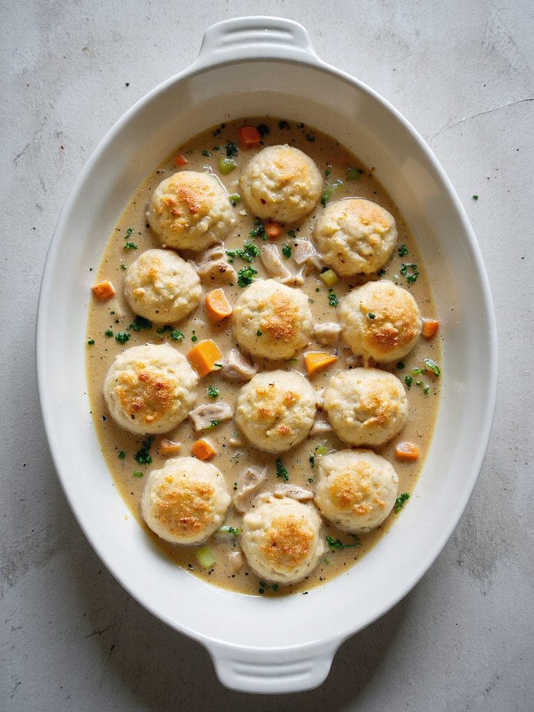 crockpot savory chicken dumplings