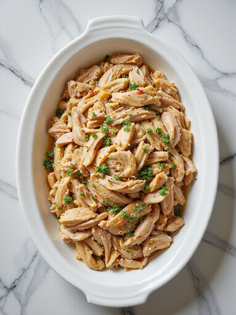 crockpot shredded chicken recipe