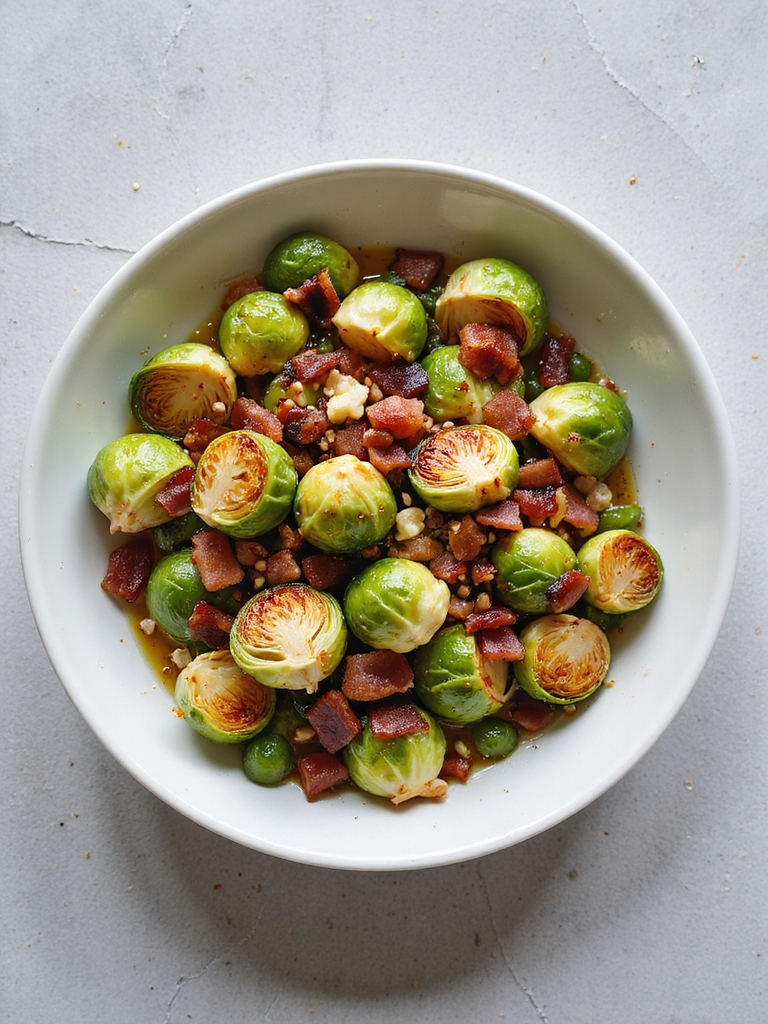 crockpot smoky bacon brussels sprouts