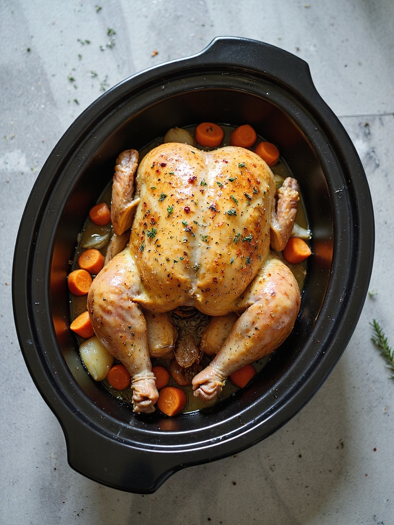 crockpot whole chicken tips