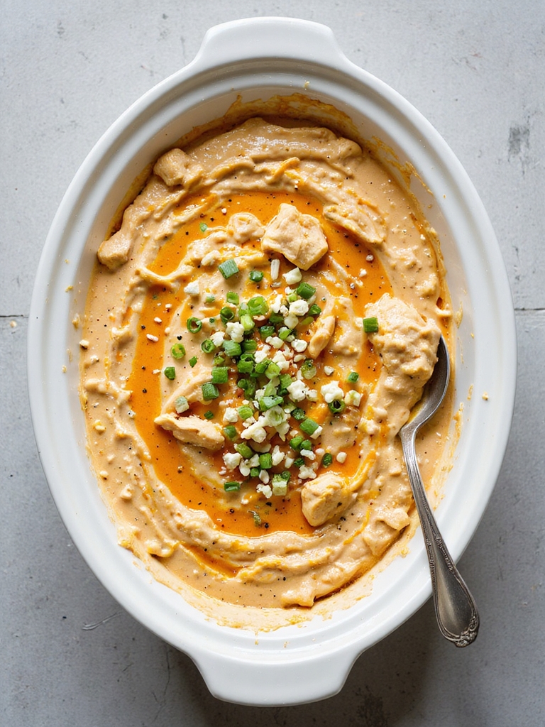 crowd pleasing buffalo chicken dip