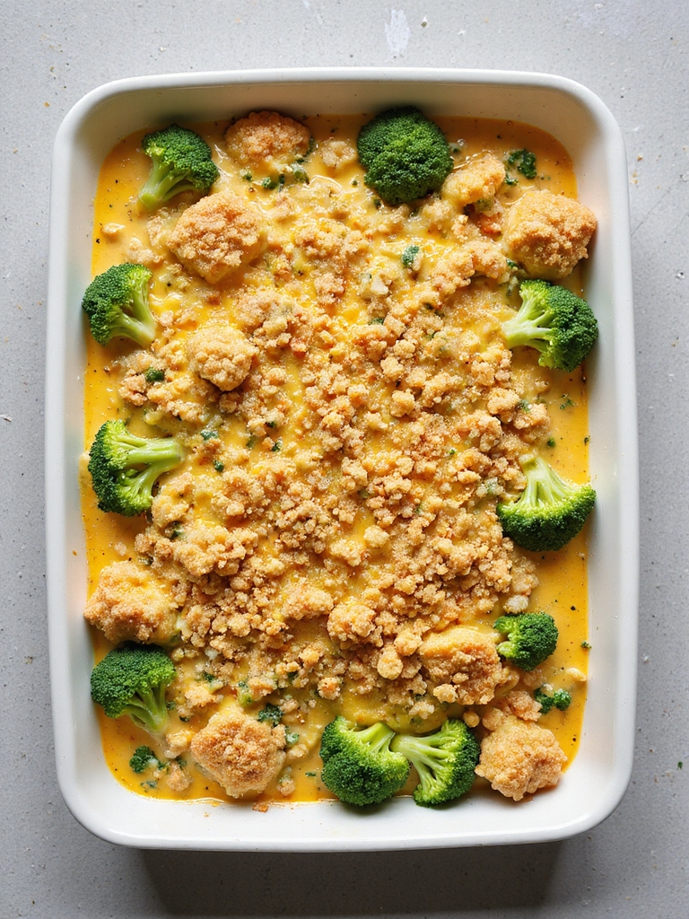 crunchy broccoli casserole delight