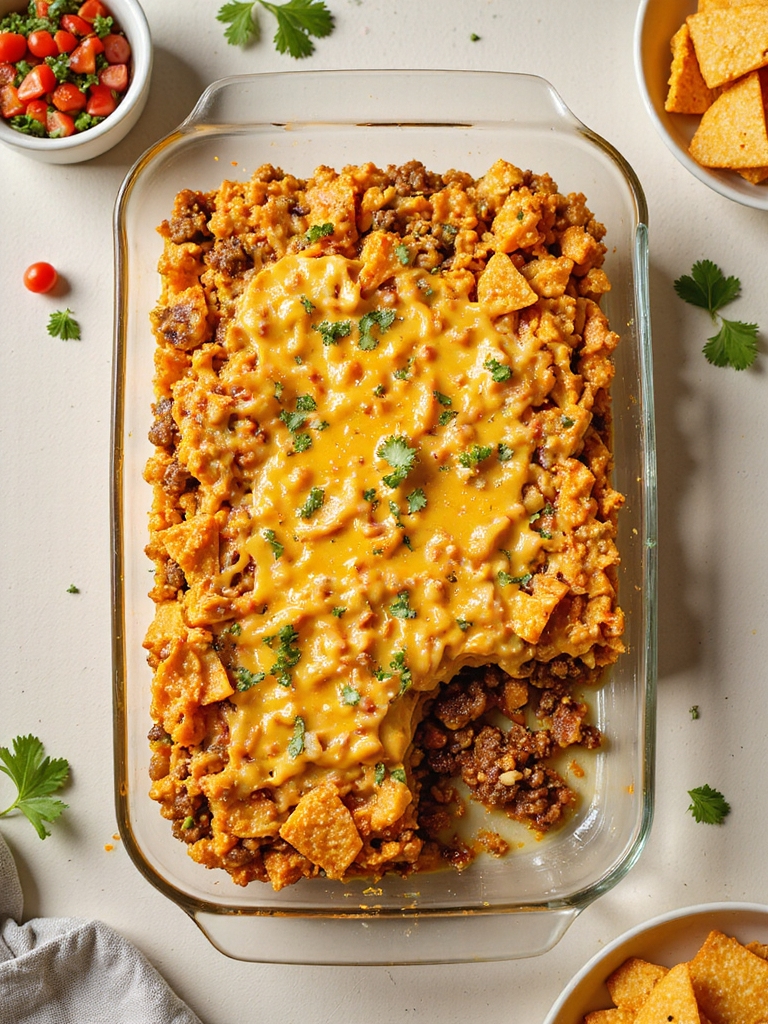 delicious dorito beef casserole