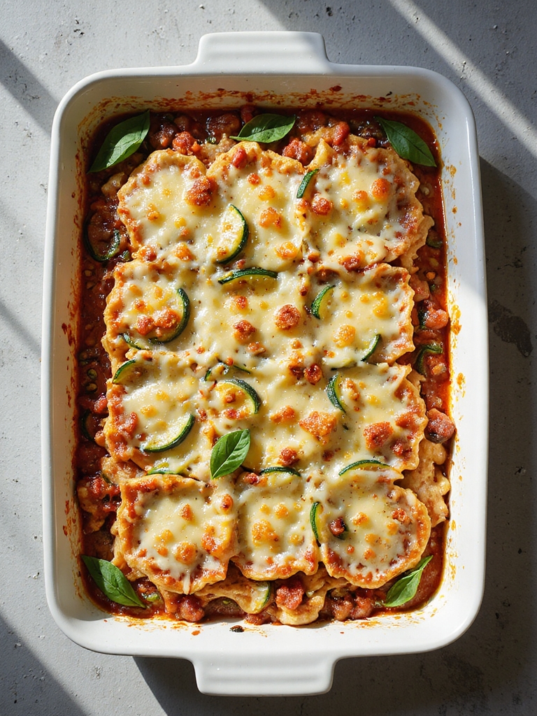 delicious low carb zucchini lasagna