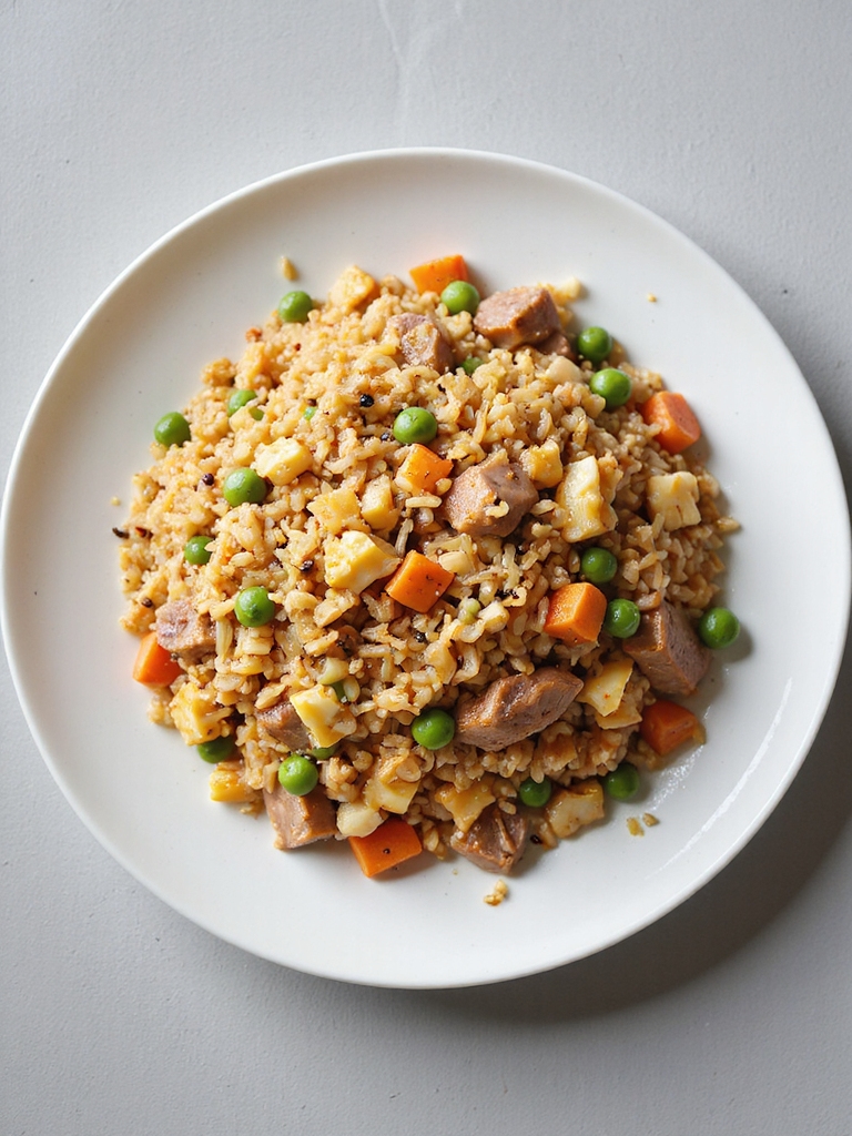 easy ground pork fried rice