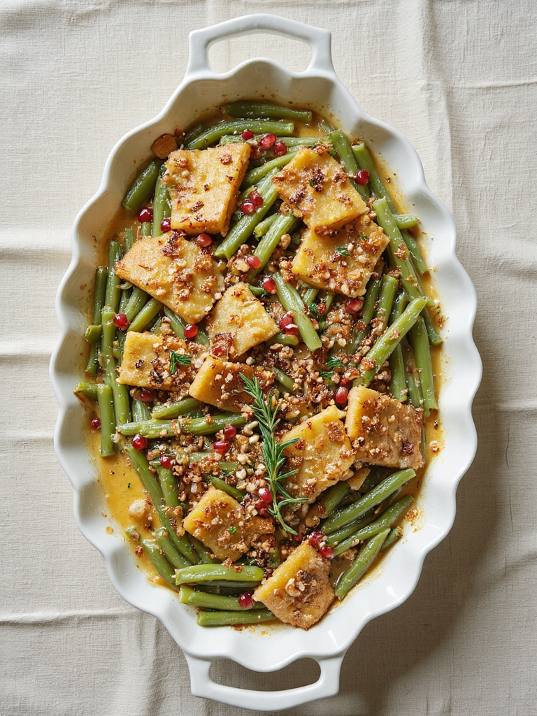 elegant green bean casserole