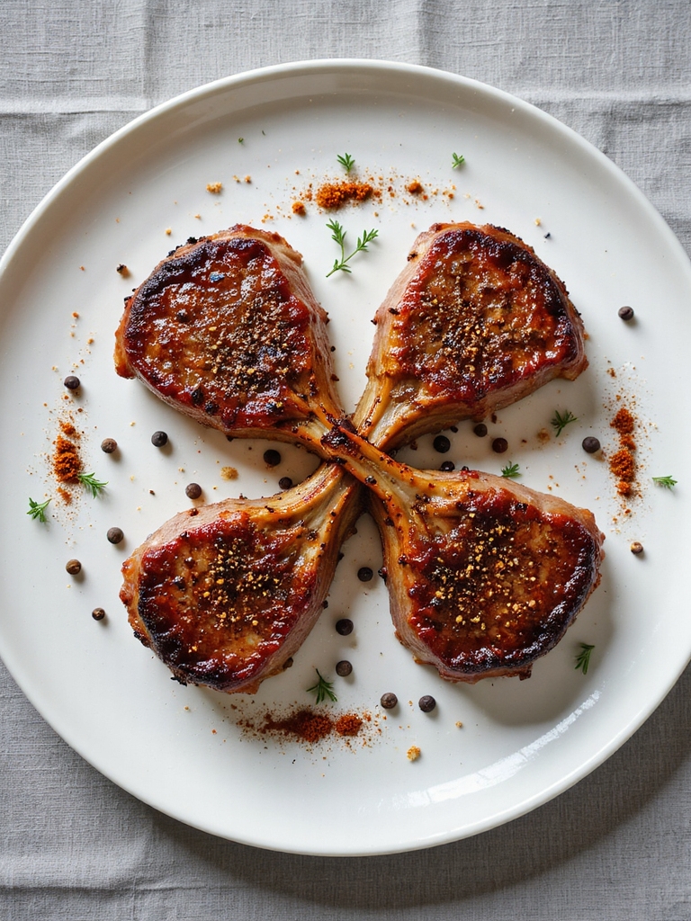 flavorful barbecue pork chops