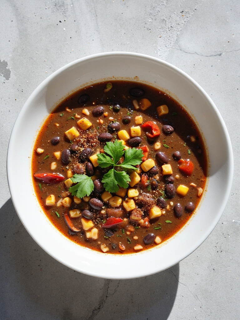 flavorful crockpot bean soup