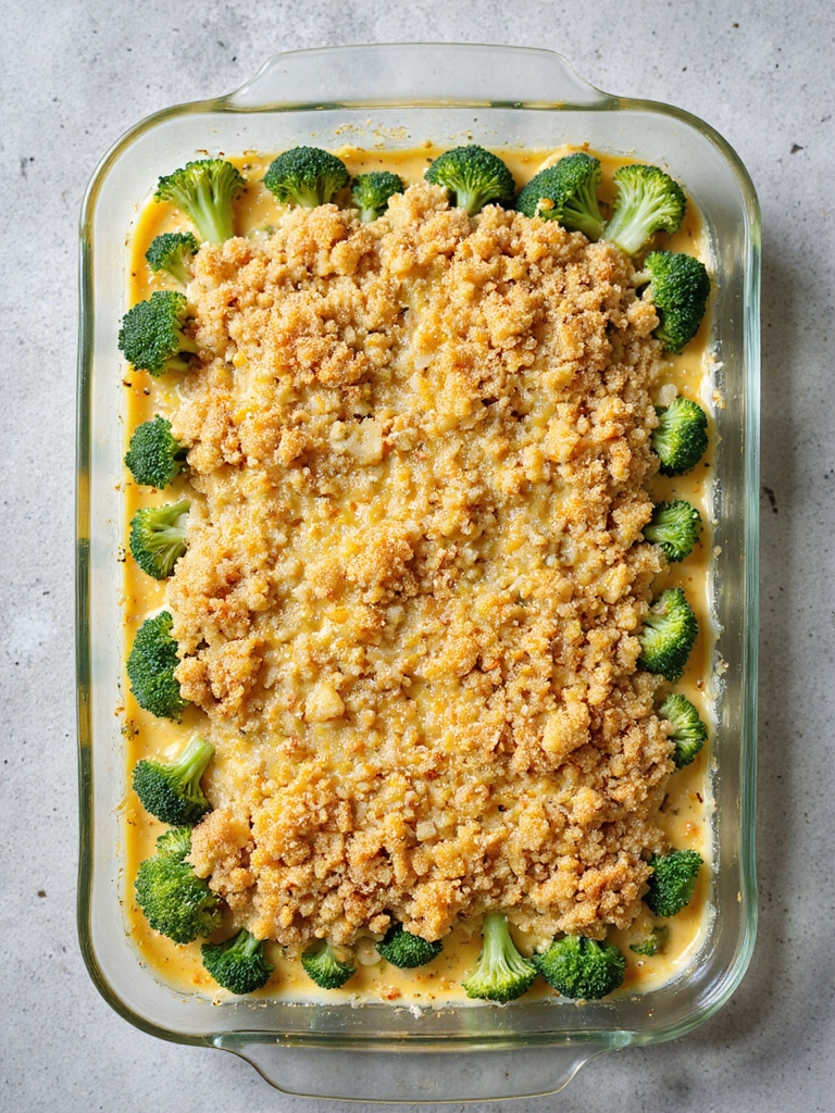 flavorful gluten free broccoli casserole