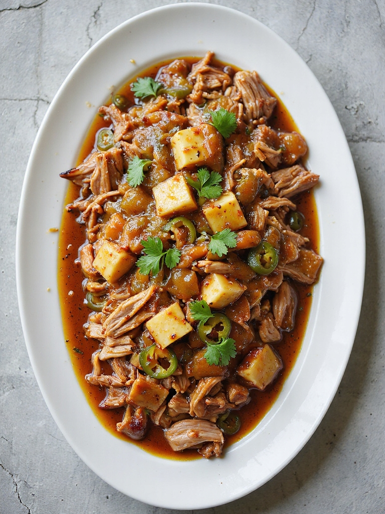 flavorful pulled pork dish