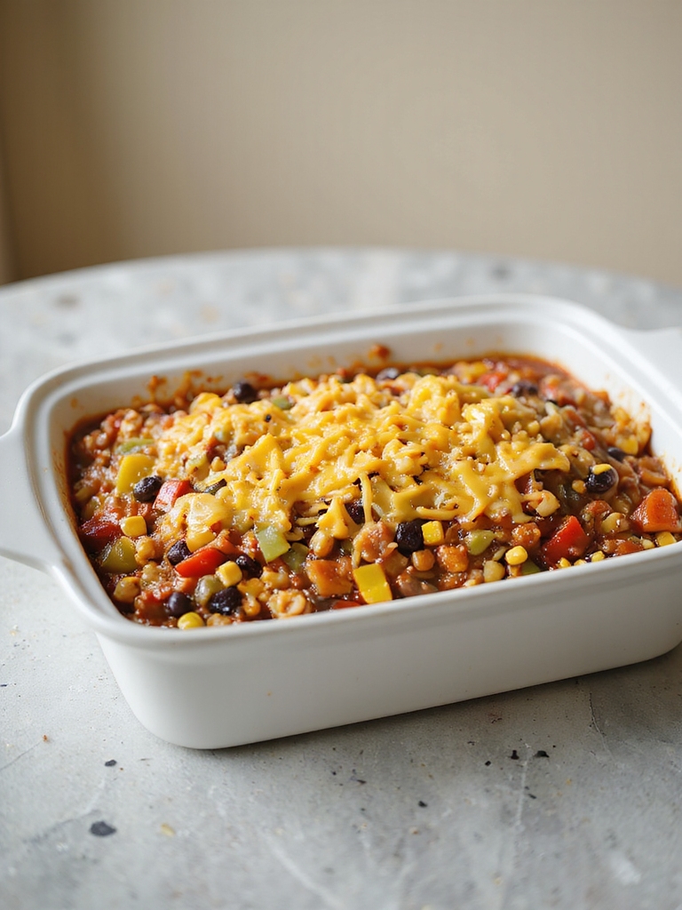 flavorful stuffed pepper casserole