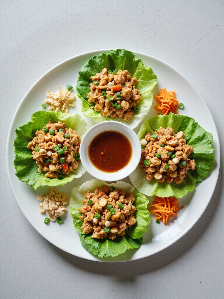 flavorful turkey lettuce wraps