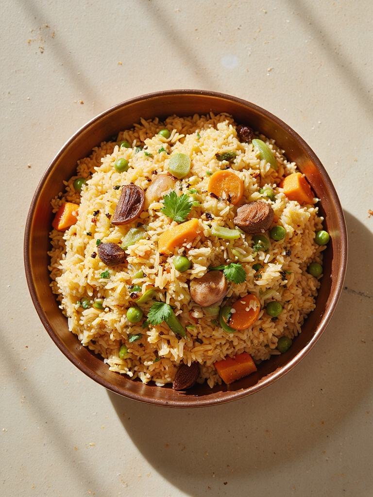 fragrant vegetable rice dish