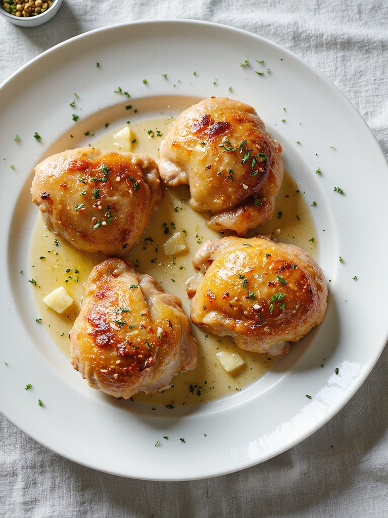 garlic butter chicken thighs