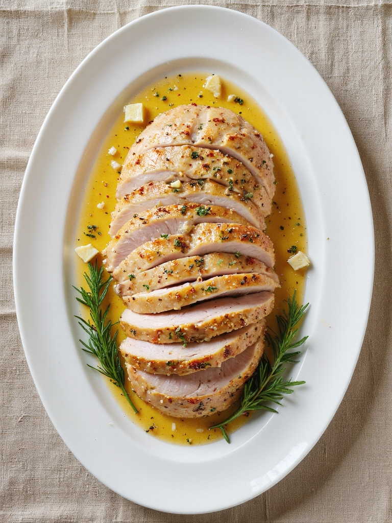 garlic butter turkey delight