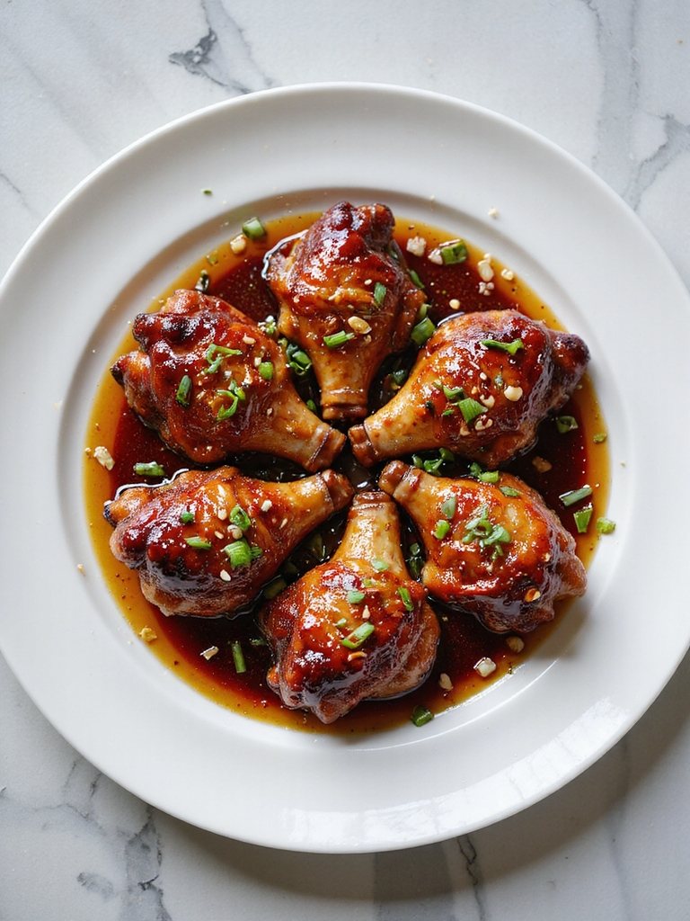 glazed asian turkey wings
