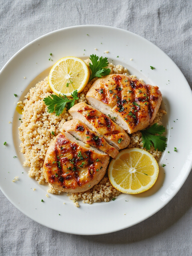 grilled chicken with quinoa