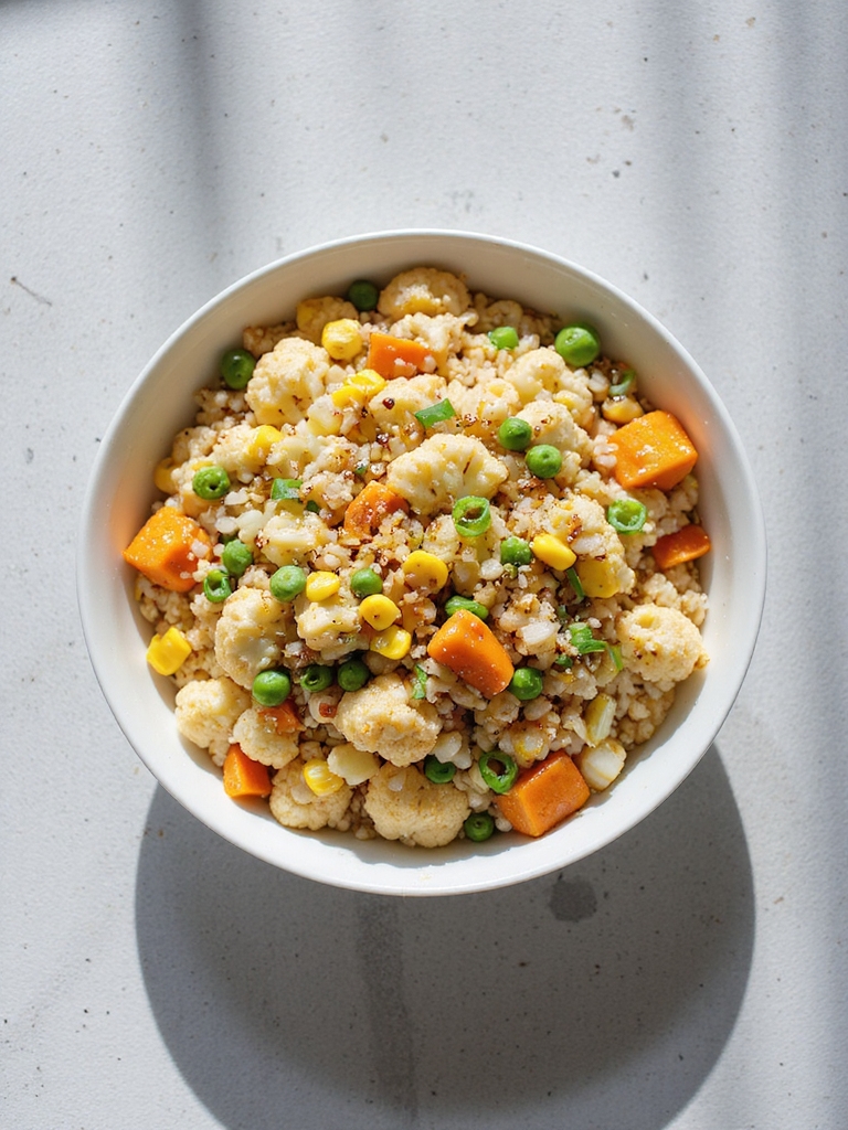 healthy cauliflower fried rice