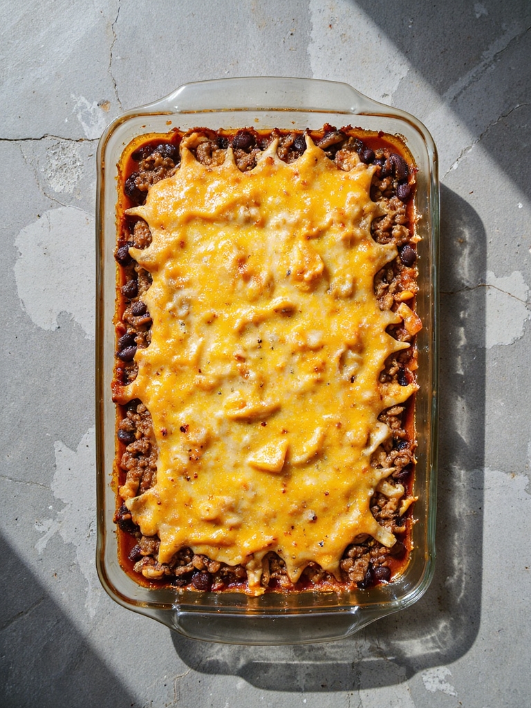 hearty beef bean casserole