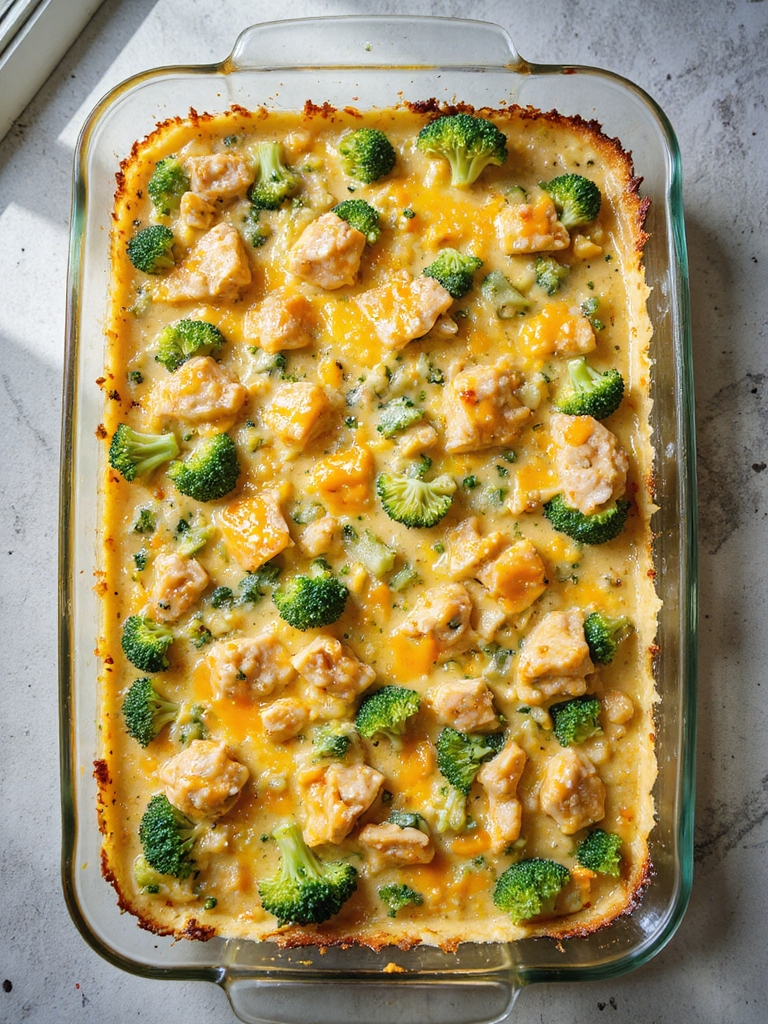 hearty chicken broccoli casserole