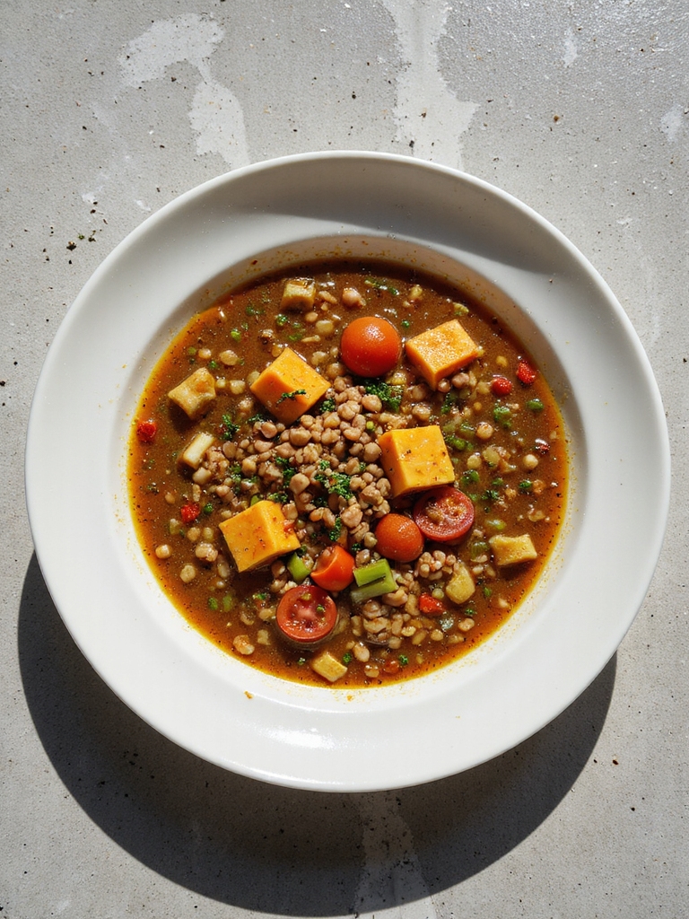hearty lentil vegetable soup