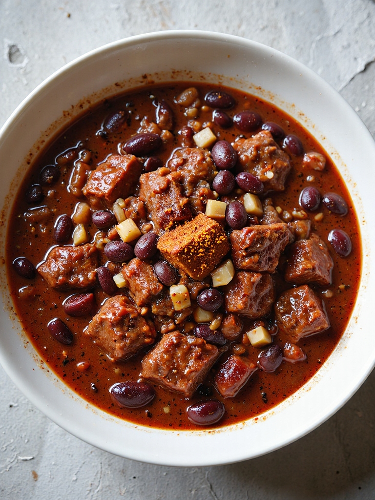 hearty slow cooked chili recipe