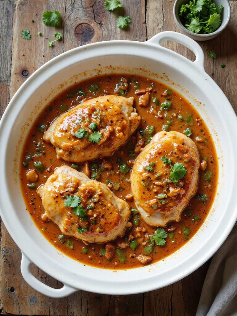 hearty smoky chicken dish