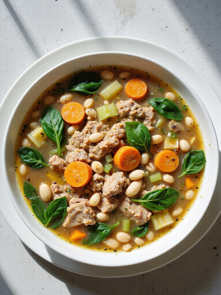 hearty turkey bean soup
